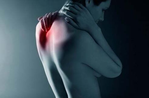 indicated back pain with thoracic osteochondrosis